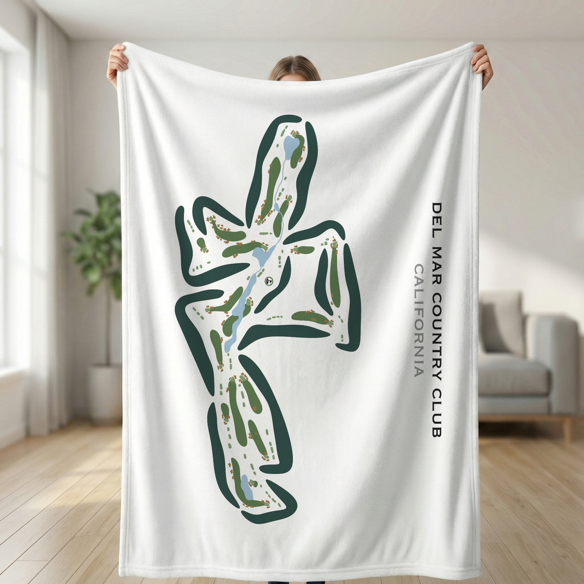 Del Mar Country Club, California - Printed Golf Courses