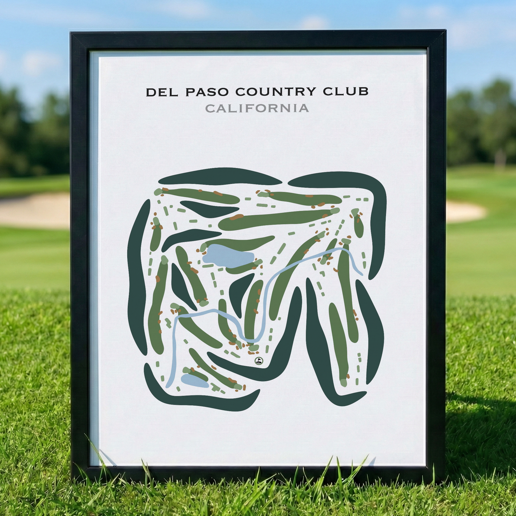 Del Paso Country Club, California - Printed Golf Courses