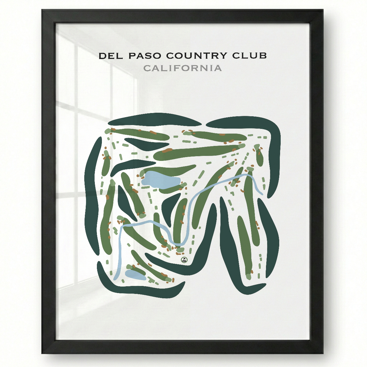 Del Paso Country Club, California - Printed Golf Courses