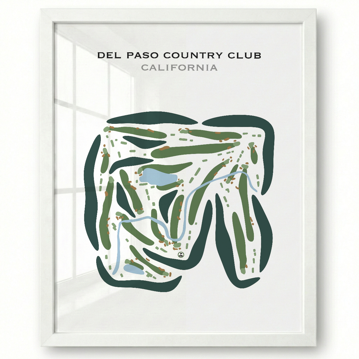 Del Paso Country Club, California - Printed Golf Courses