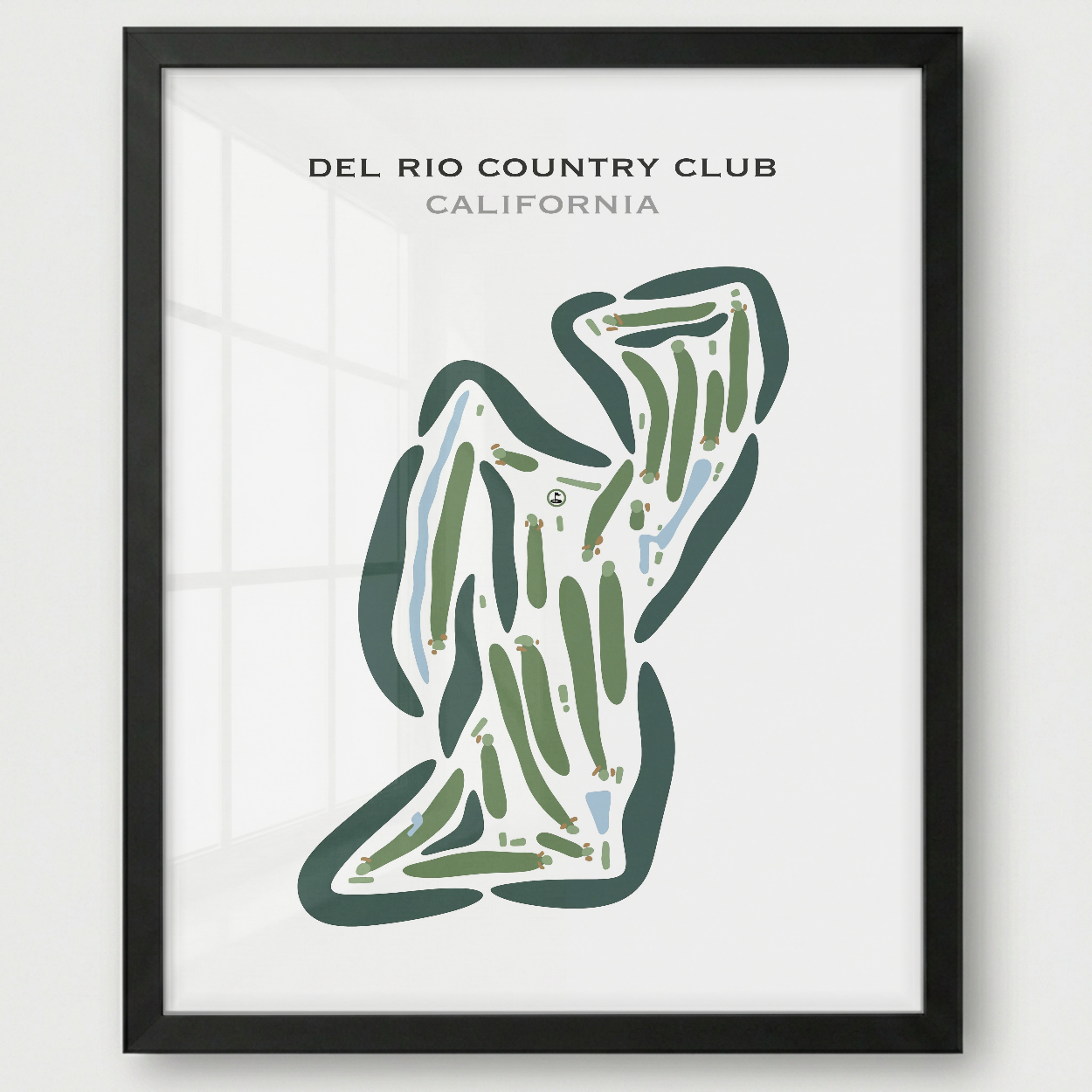 Del Rio Country Club, California - Printed Golf Courses