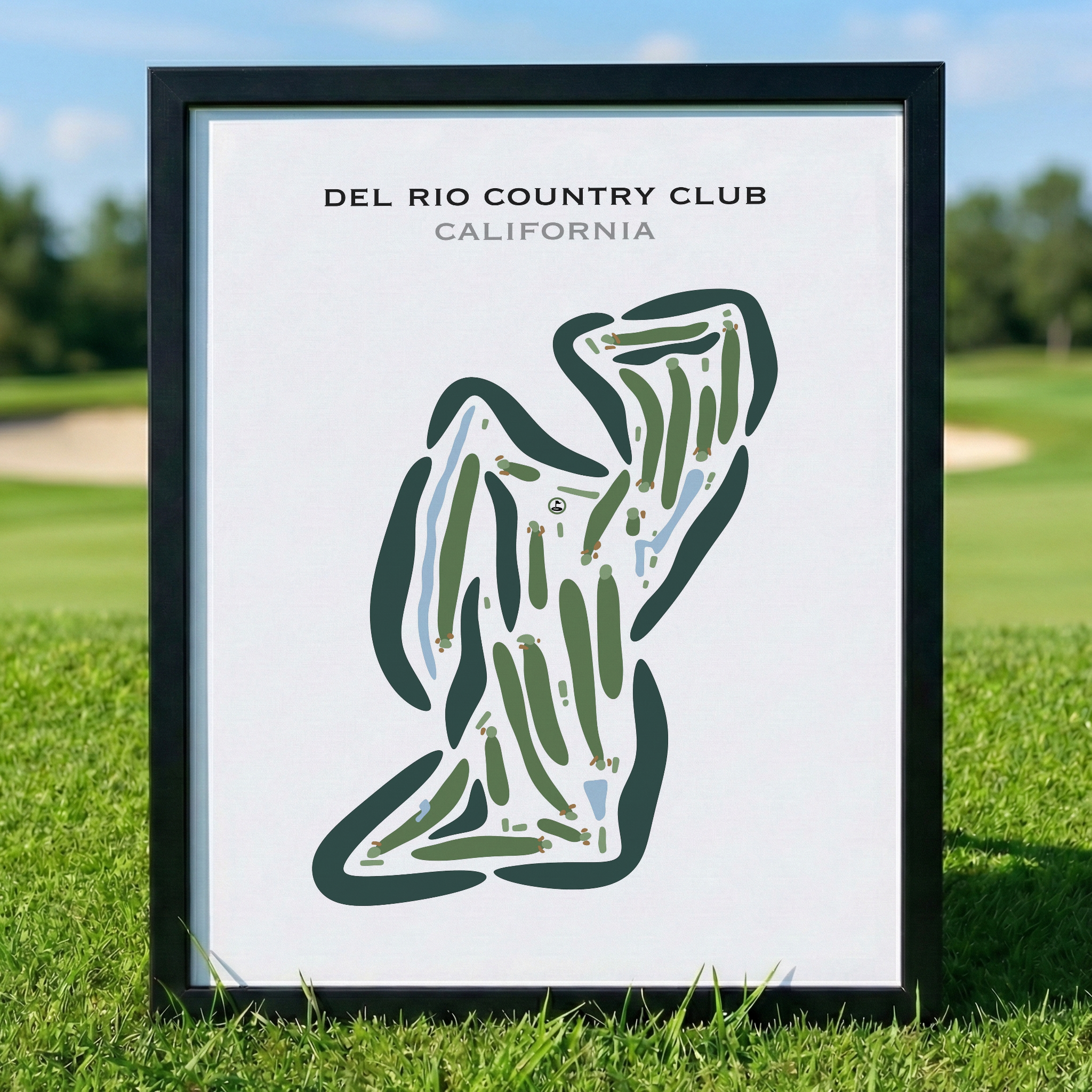 Del Rio Country Club, California - Printed Golf Courses