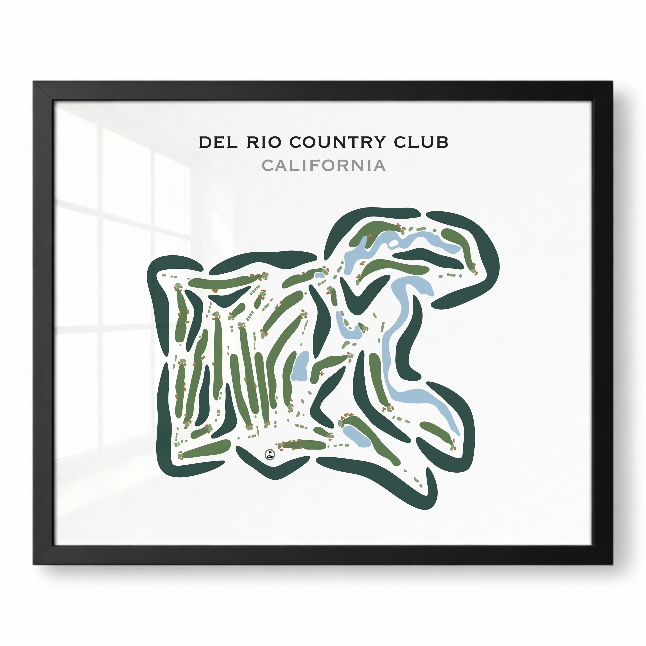 Del Rio Country Club, California - Printed Golf Courses