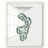 Delaware Springs Golf Course, Texas - Printed Golf Course