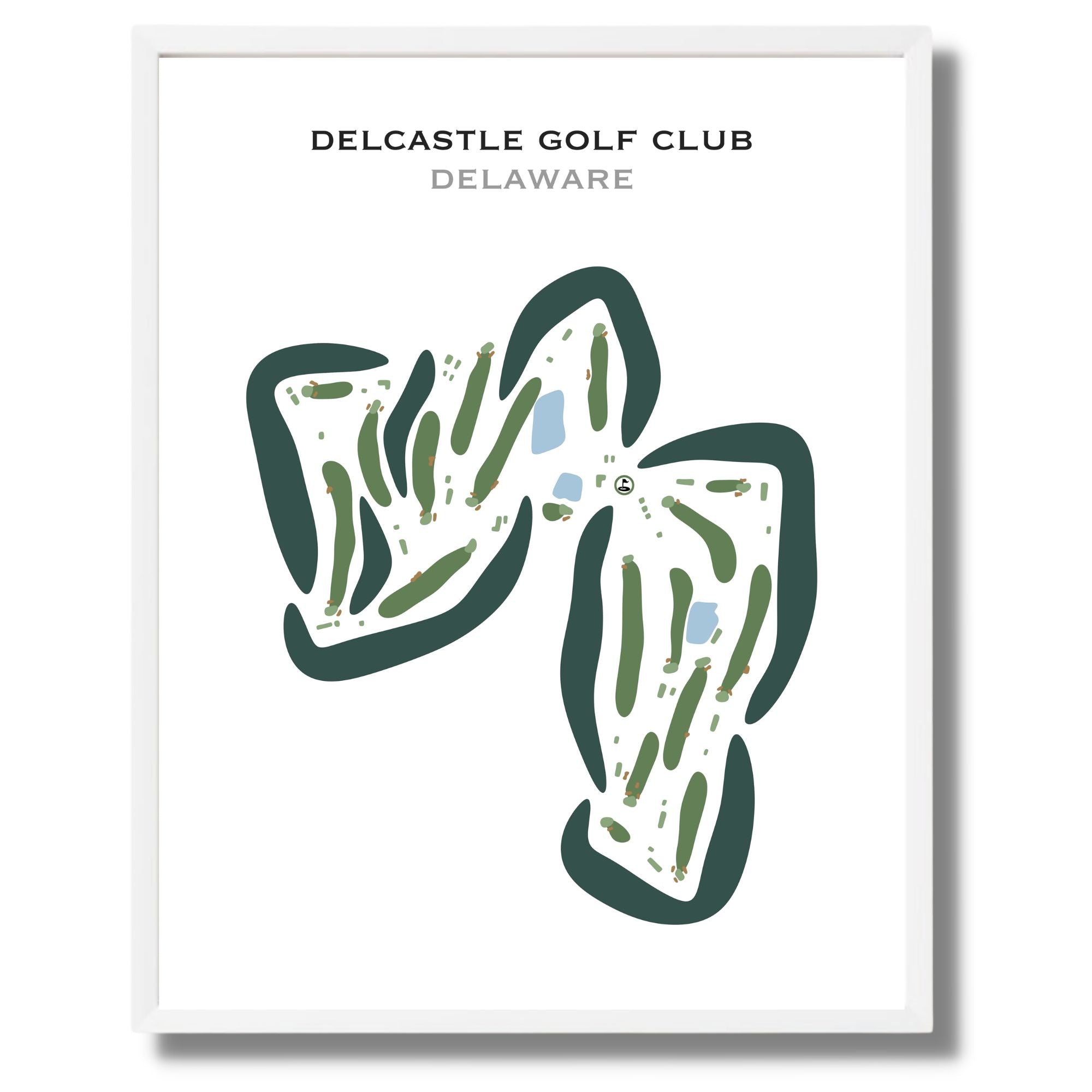 Delcastle Golf Club, Delaware - Printed Golf Courses