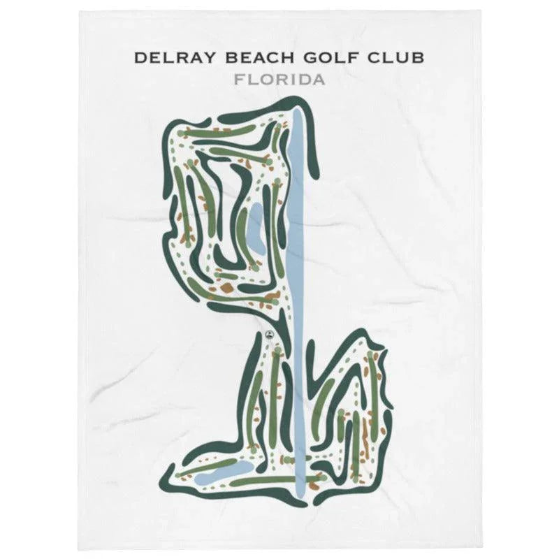 Delray Beach Golf Club, Florida - Printed Golf Courses