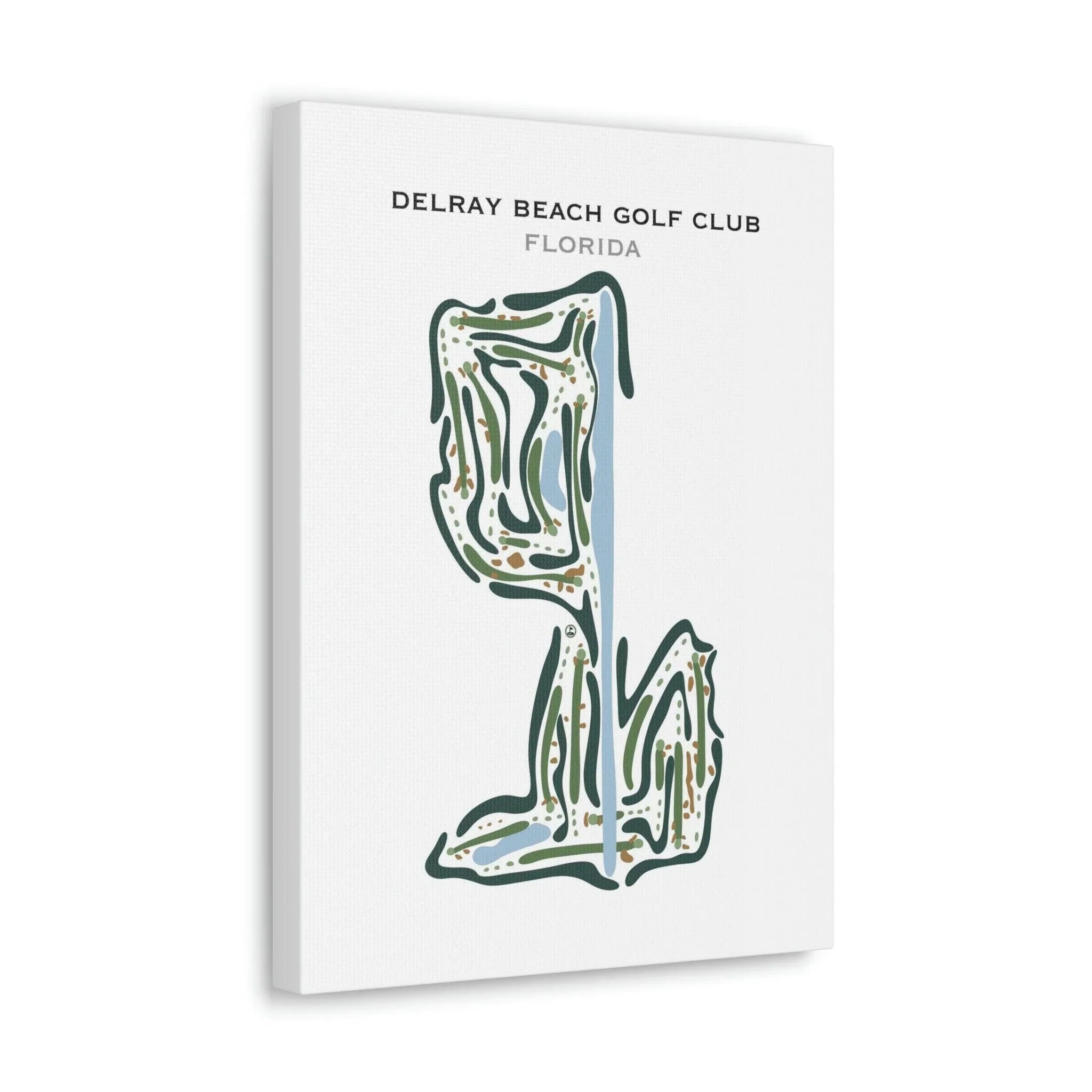 Delray Beach Golf Club, Florida - Printed Golf Courses
