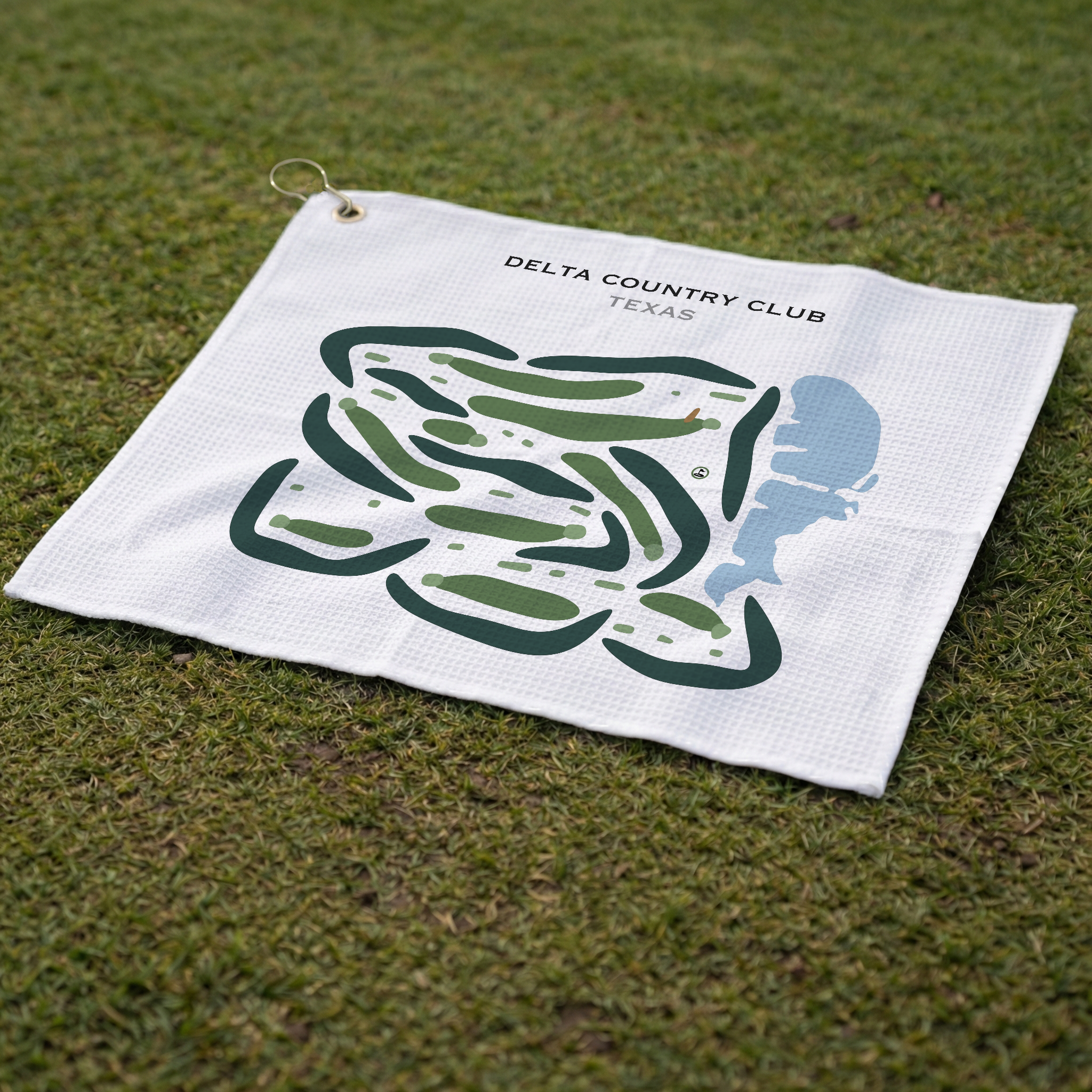 Delta Country Club, Texas - Printed Golf Courses