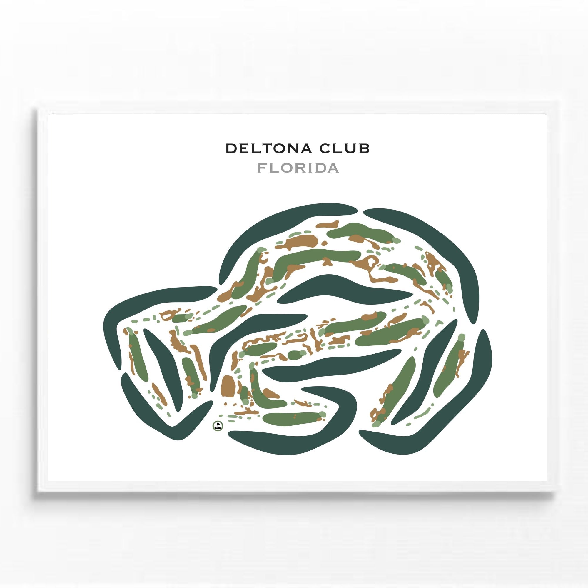 Deltona Club, Florida - Printed Golf Courses