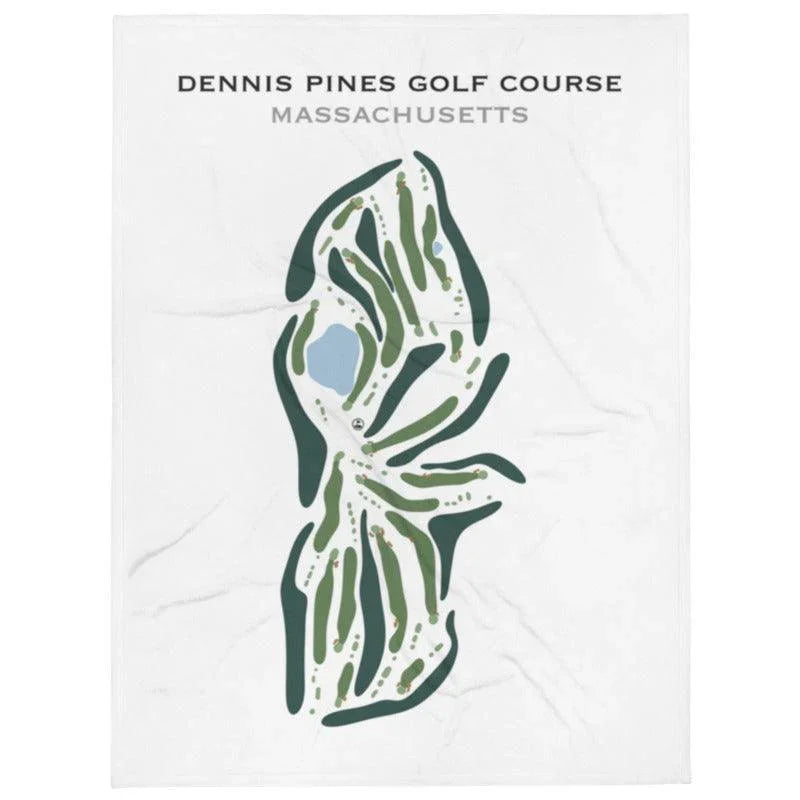 Dennis Pines Golf Course, Massachusetts - Printed Golf Course