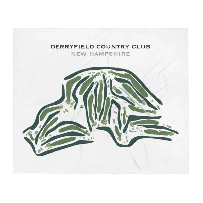Derryfield Country Club, New Hampshire - Printed Golf Course