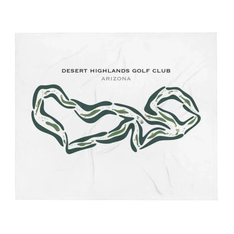 Desert Highlands Golf Club, Arizona - Printed Golf Courses