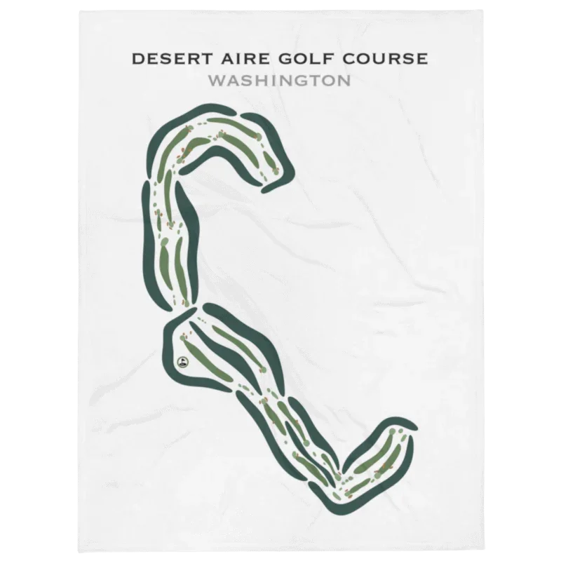 Desert Aire Golf Course, Mattawa, Washington - Printed Golf Courses