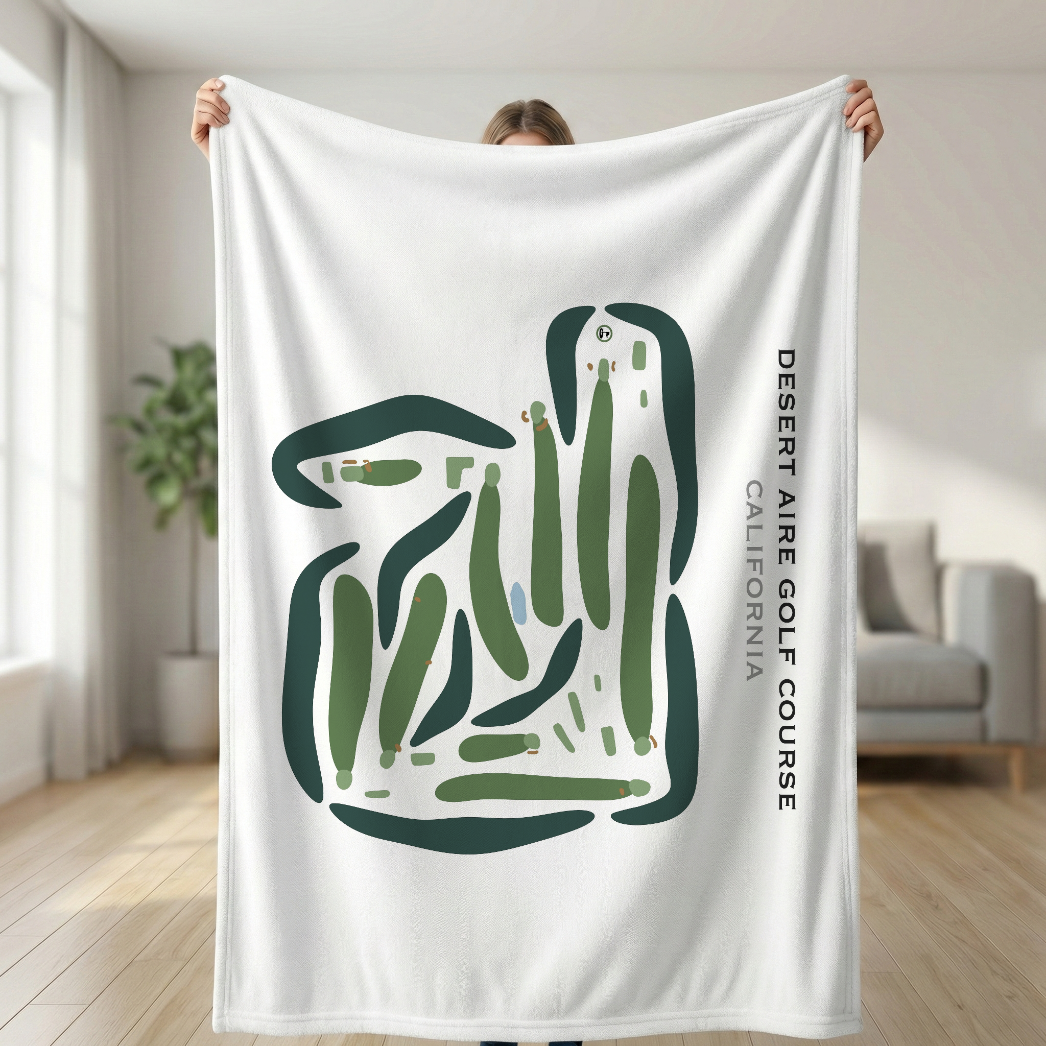 Desert Aire Golf Course, California - Printed Golf Courses