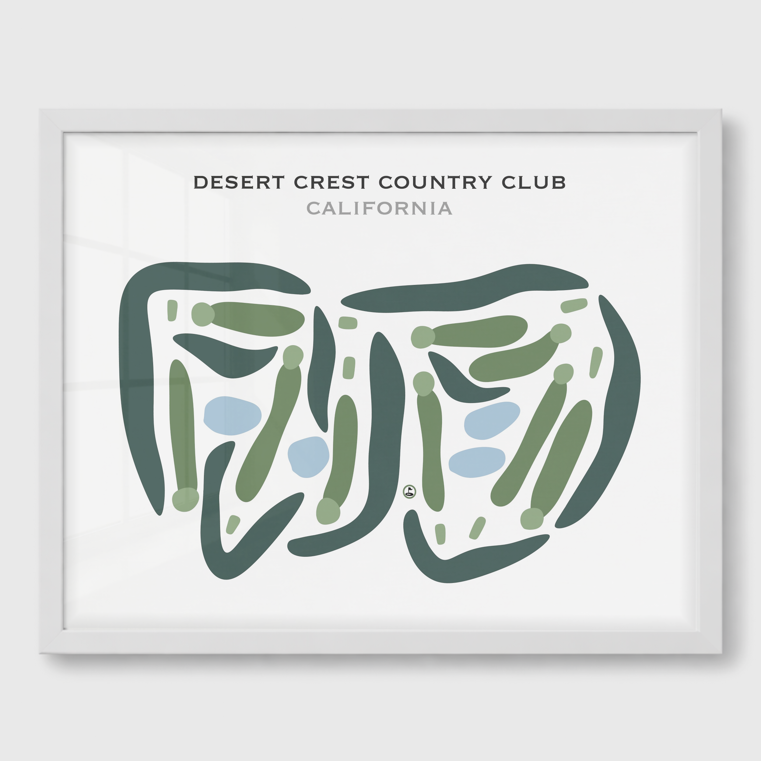 Desert Crest Country Club, California - Printed Golf Courses
