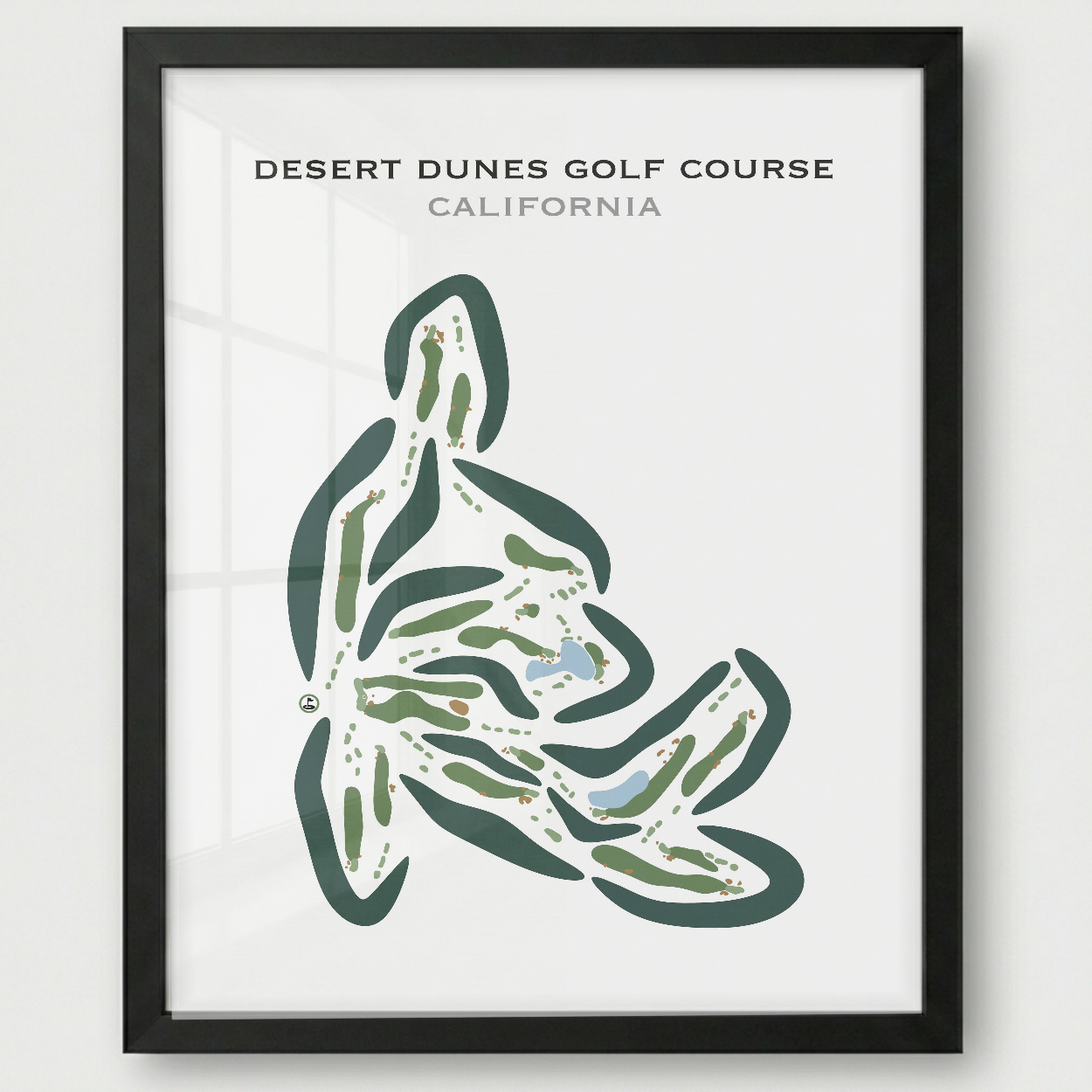 Desert Dunes Golf Course, California - Printed Golf Courses