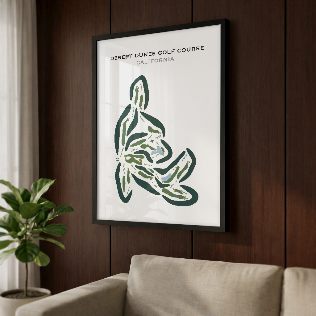 Desert Dunes Golf Course, California - Printed Golf Courses