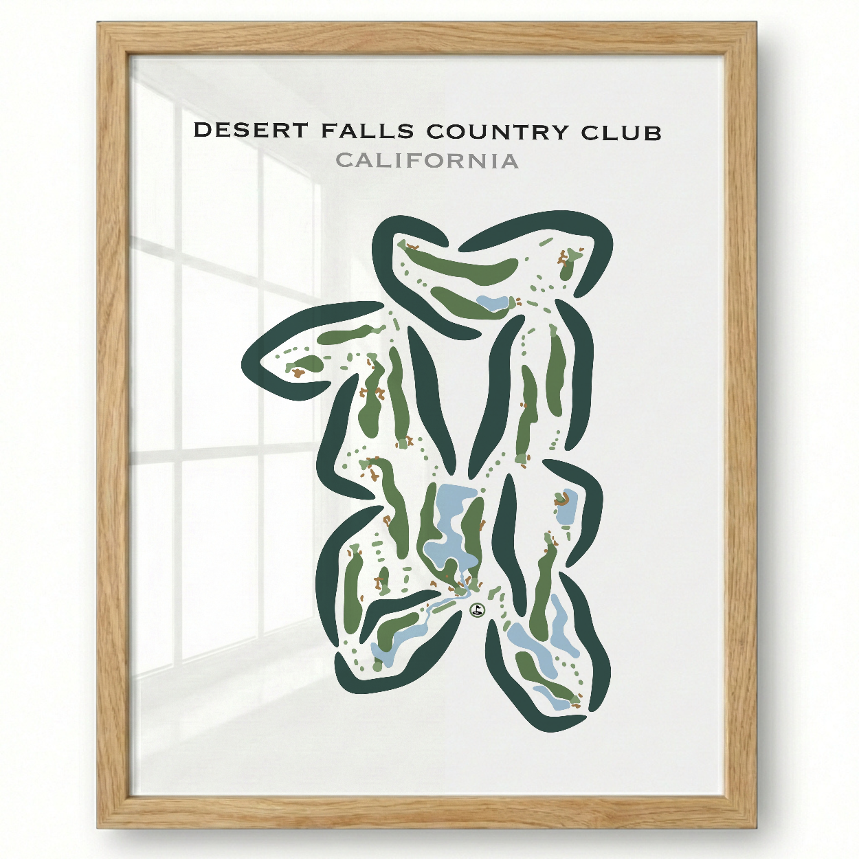 Desert Falls Country Club, California - Printed Golf Course