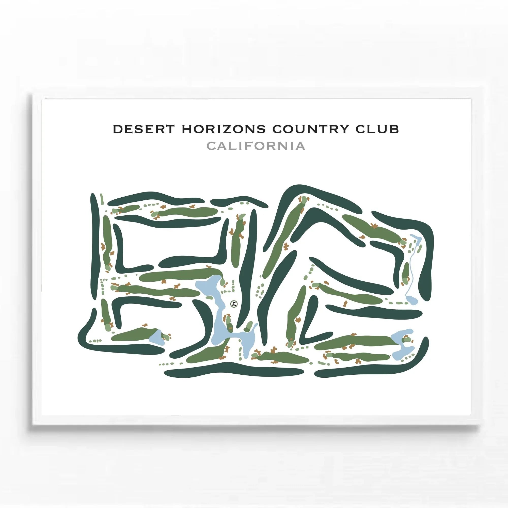 Desert Horizon Country Club, California - Printed Golf Course