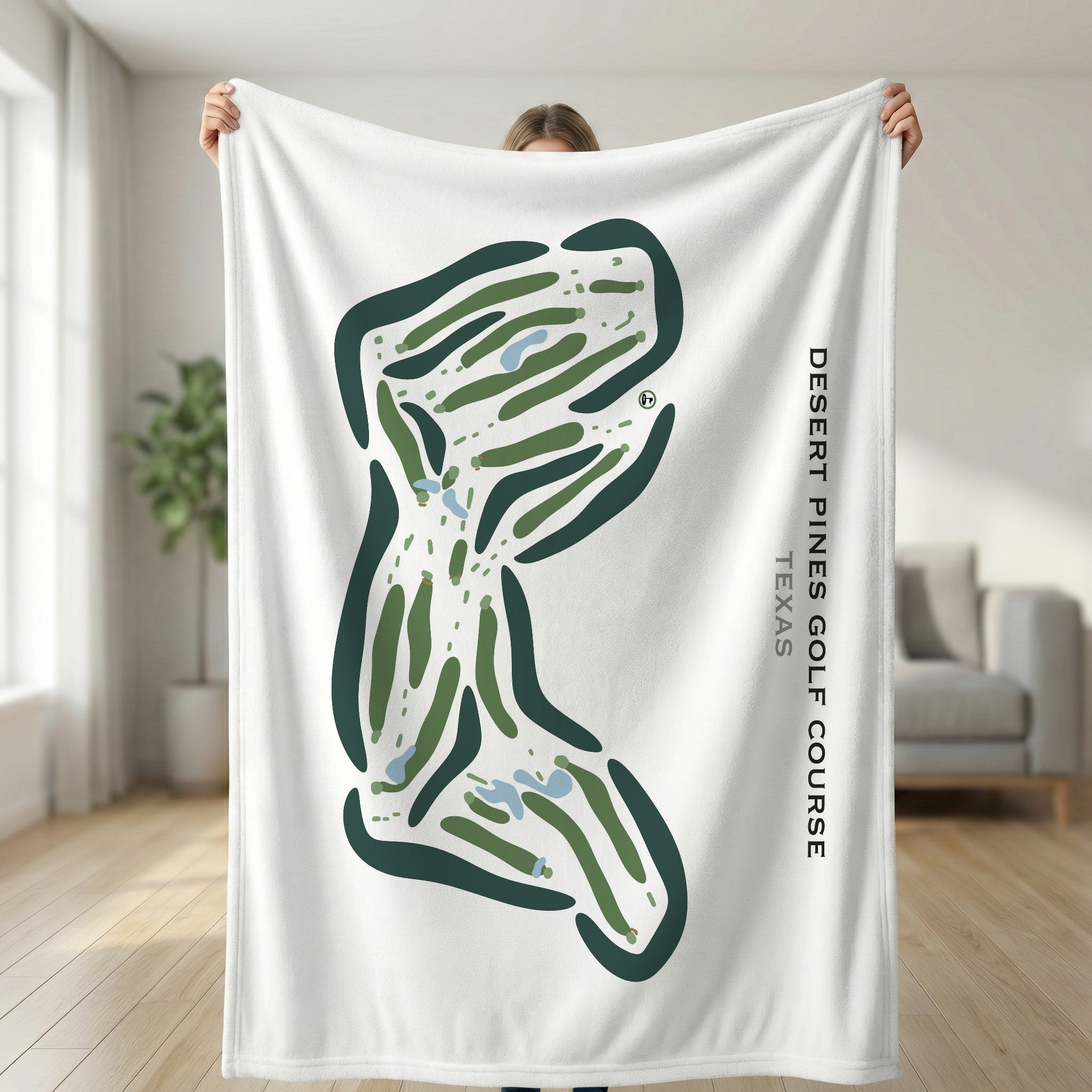 Desert Pines Golf Course, Texas - Printed Golf Courses