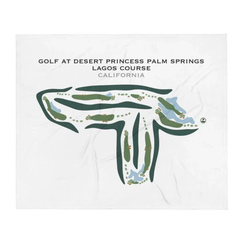 Golf at Desert Princess Palm Springs Lagos Course, California - Printed Golf Courses