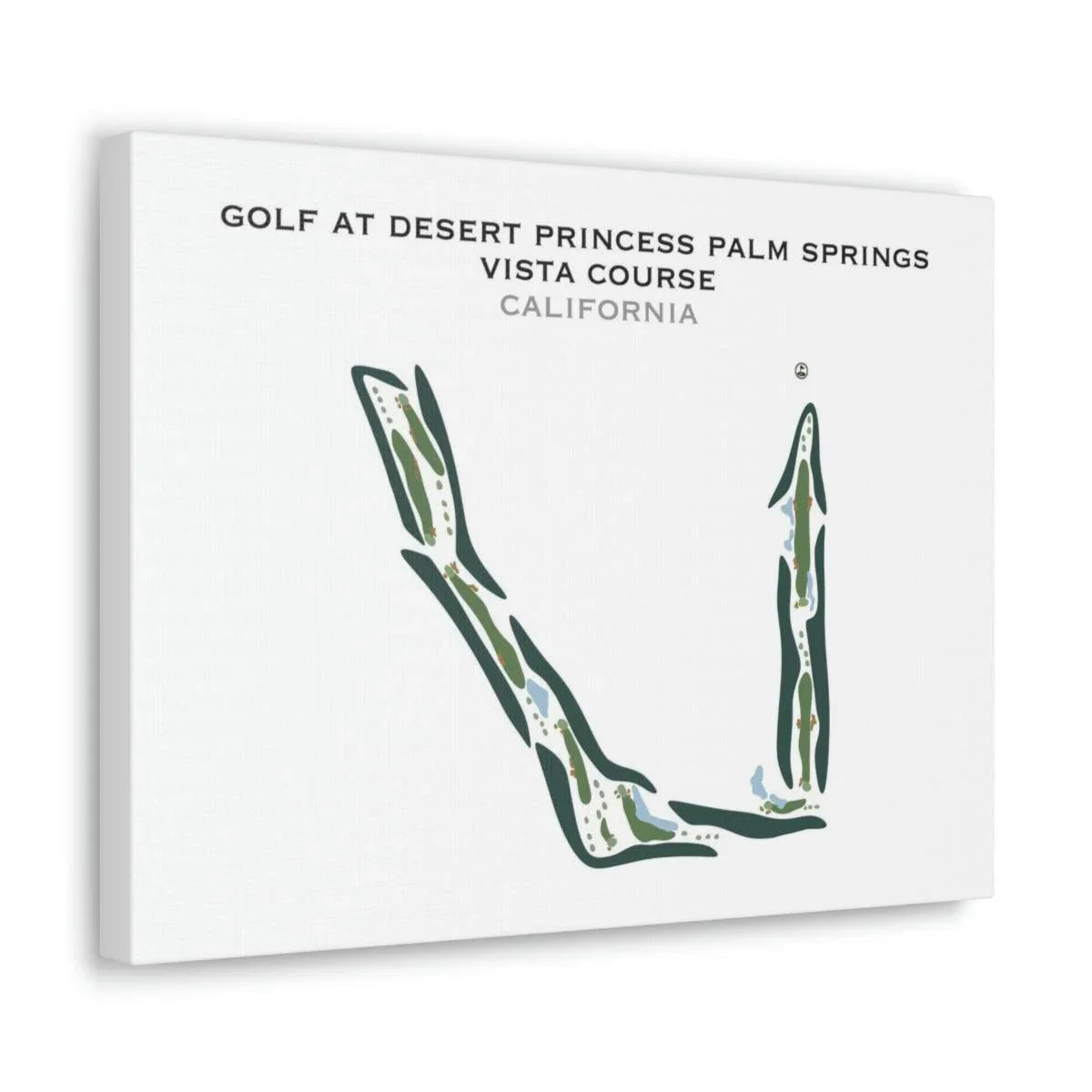 Golf at Desert Princess Palm Springs Vista Course, California - Printed Golf Courses