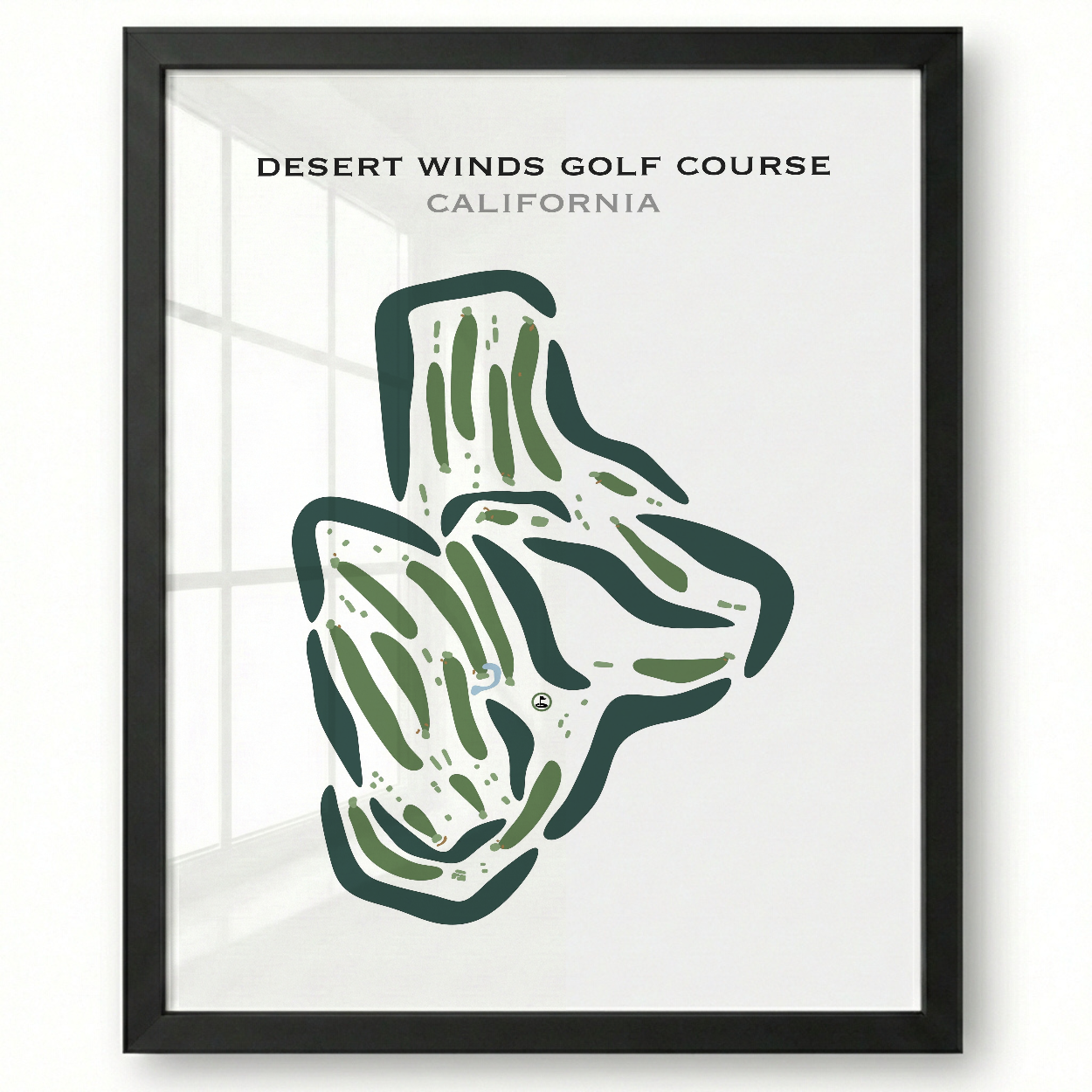 Desert Winds Golf Course, California - Printed Golf Courses