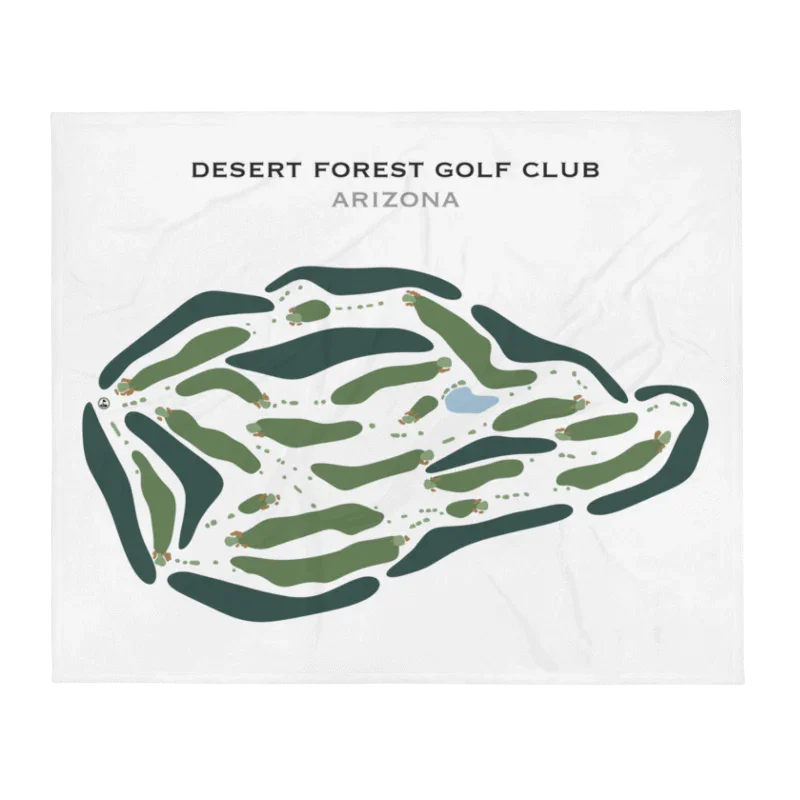 Desert Forest Golf Club, Arizona - Printed Golf Courses