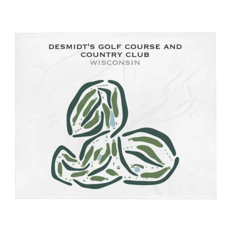 Desmidt's Golf Course & Country Club, Wisconsin - Printed Golf Courses