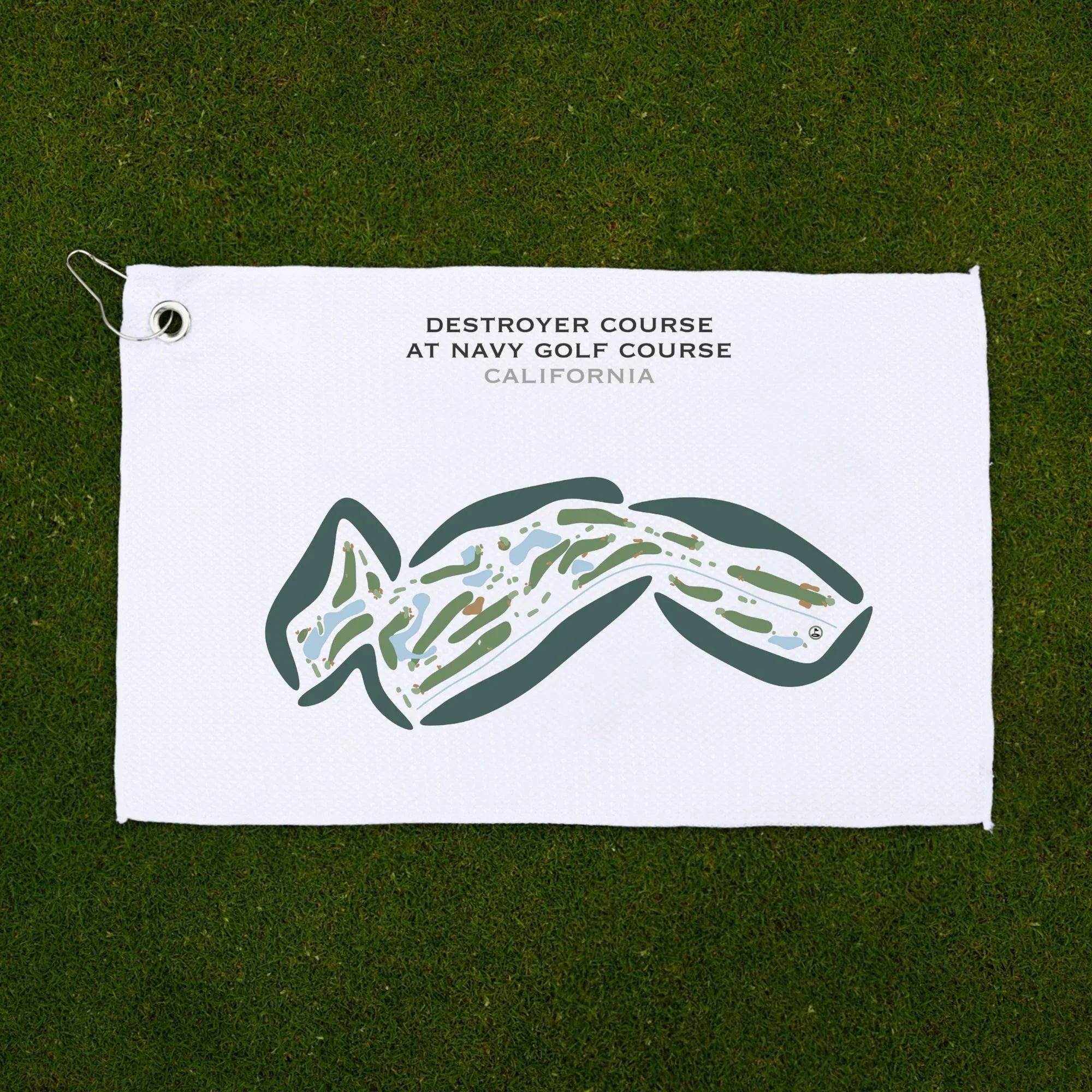 Destroyer Course at Navy Golf Course, California - Printed Golf Courses