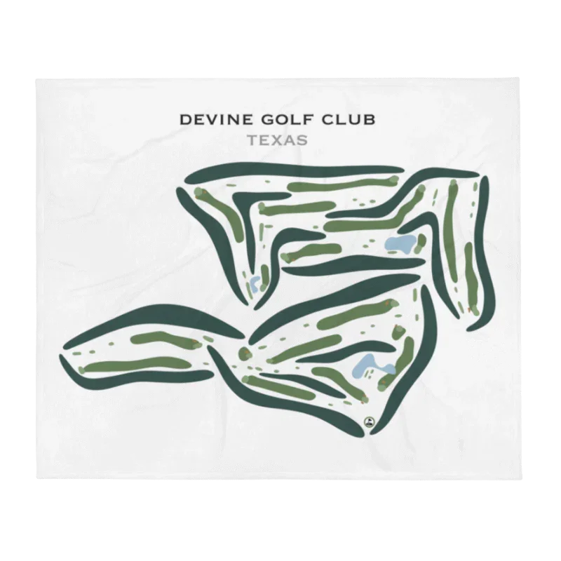 Devine Golf Course, Texas - Printed Golf Courses