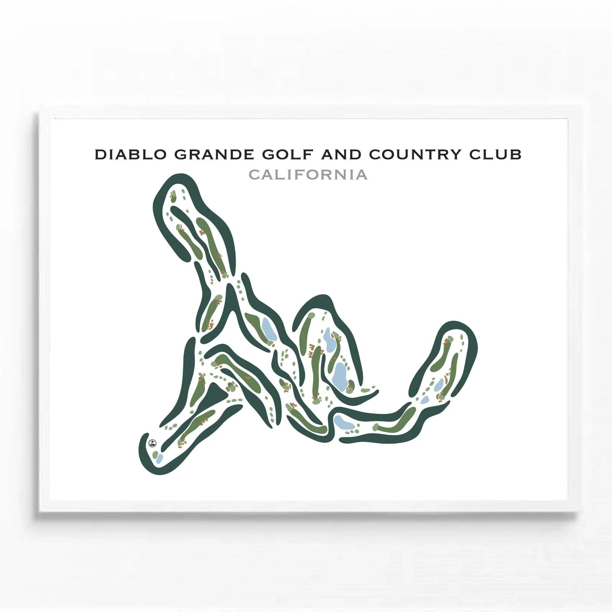 Diablo Grande Golf & Country Club, California - Printed Golf Courses