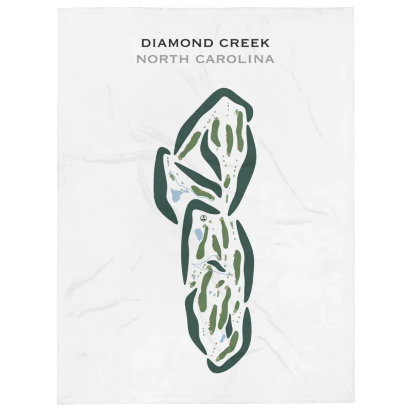 Diamond Creek, North Carolina - Printed Golf Courses