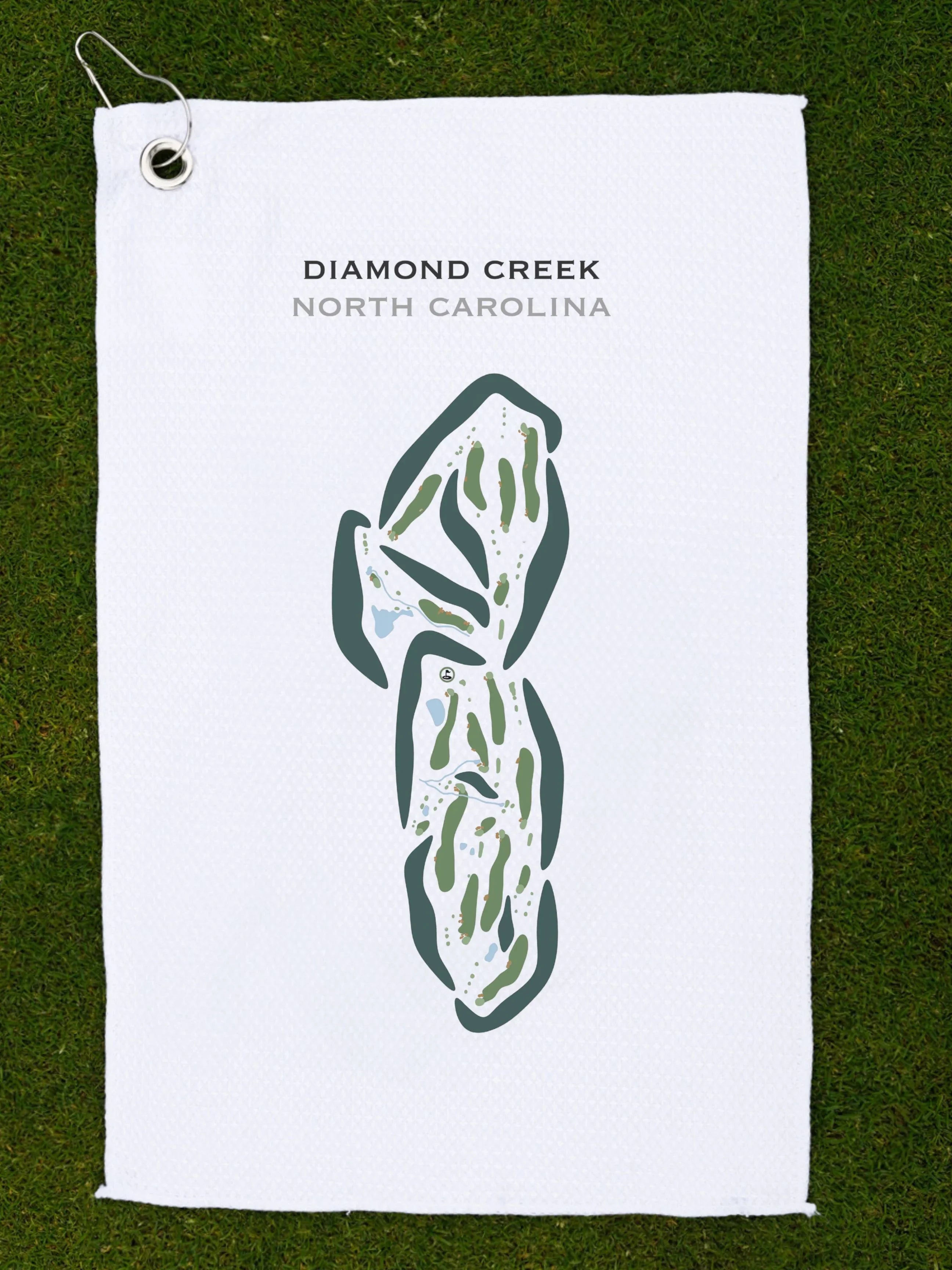 Diamond Creek, North Carolina - Printed Golf Courses