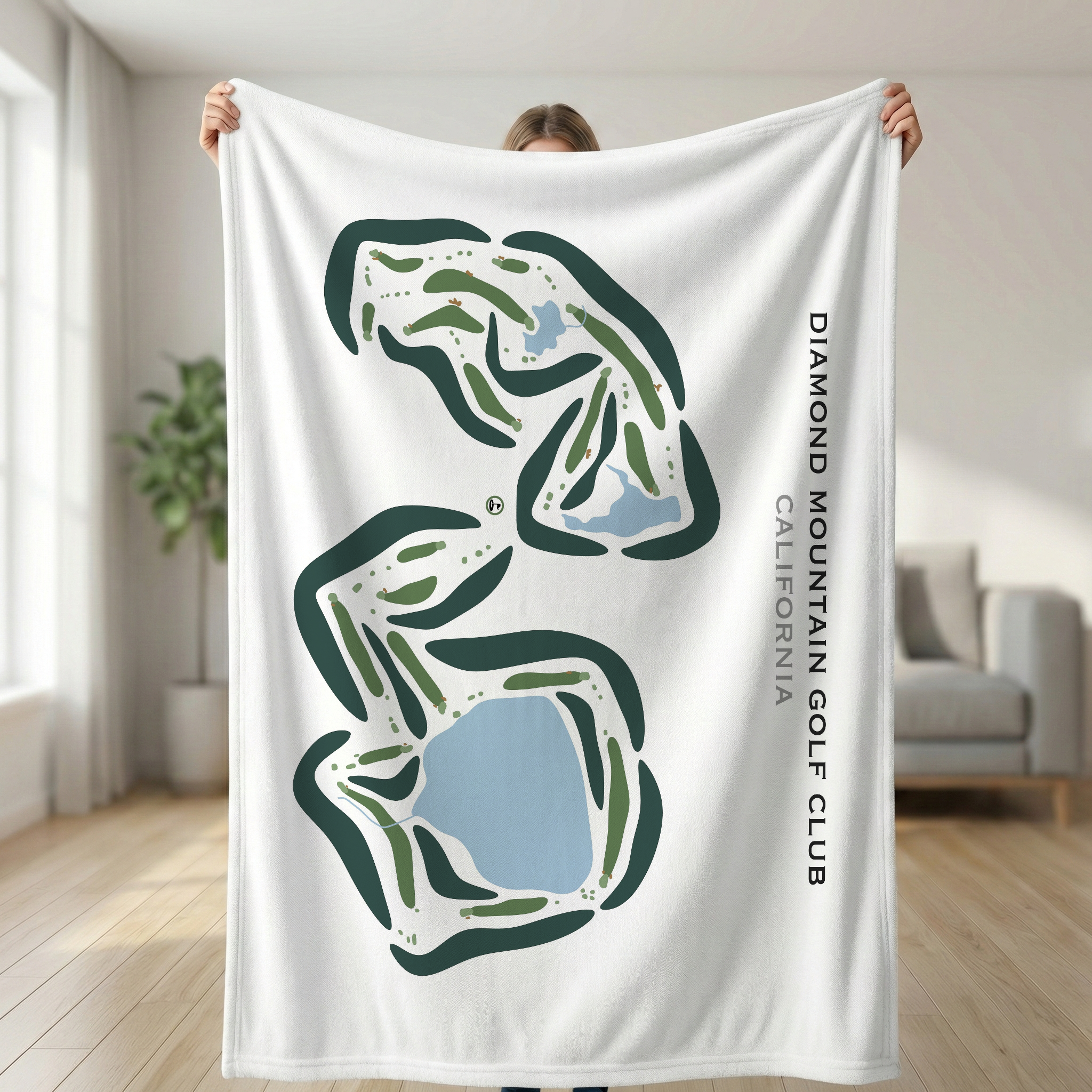 Diamond Mountain Golf Club, California - Printed Golf Courses