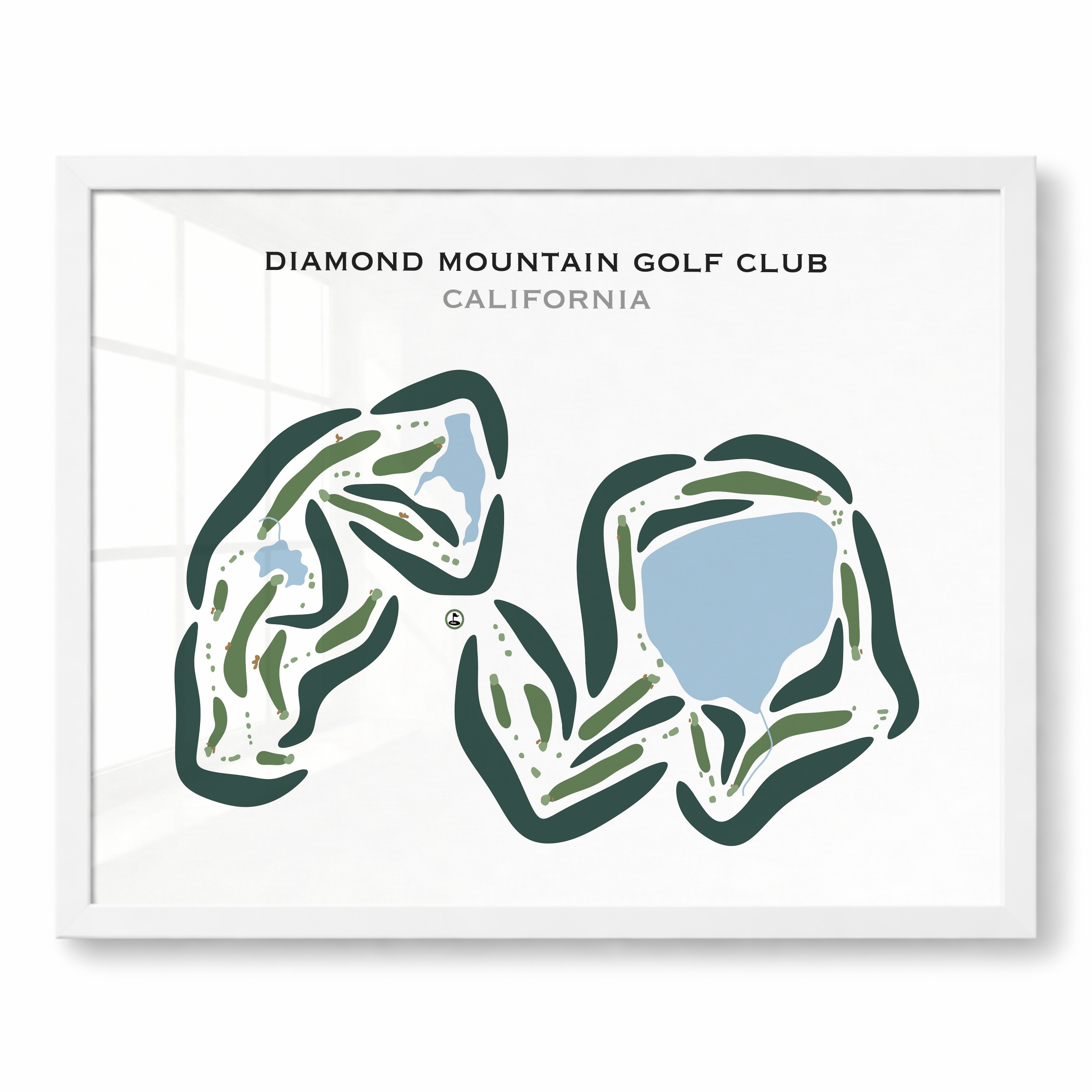 Diamond Mountain Golf Club, California - Printed Golf Courses