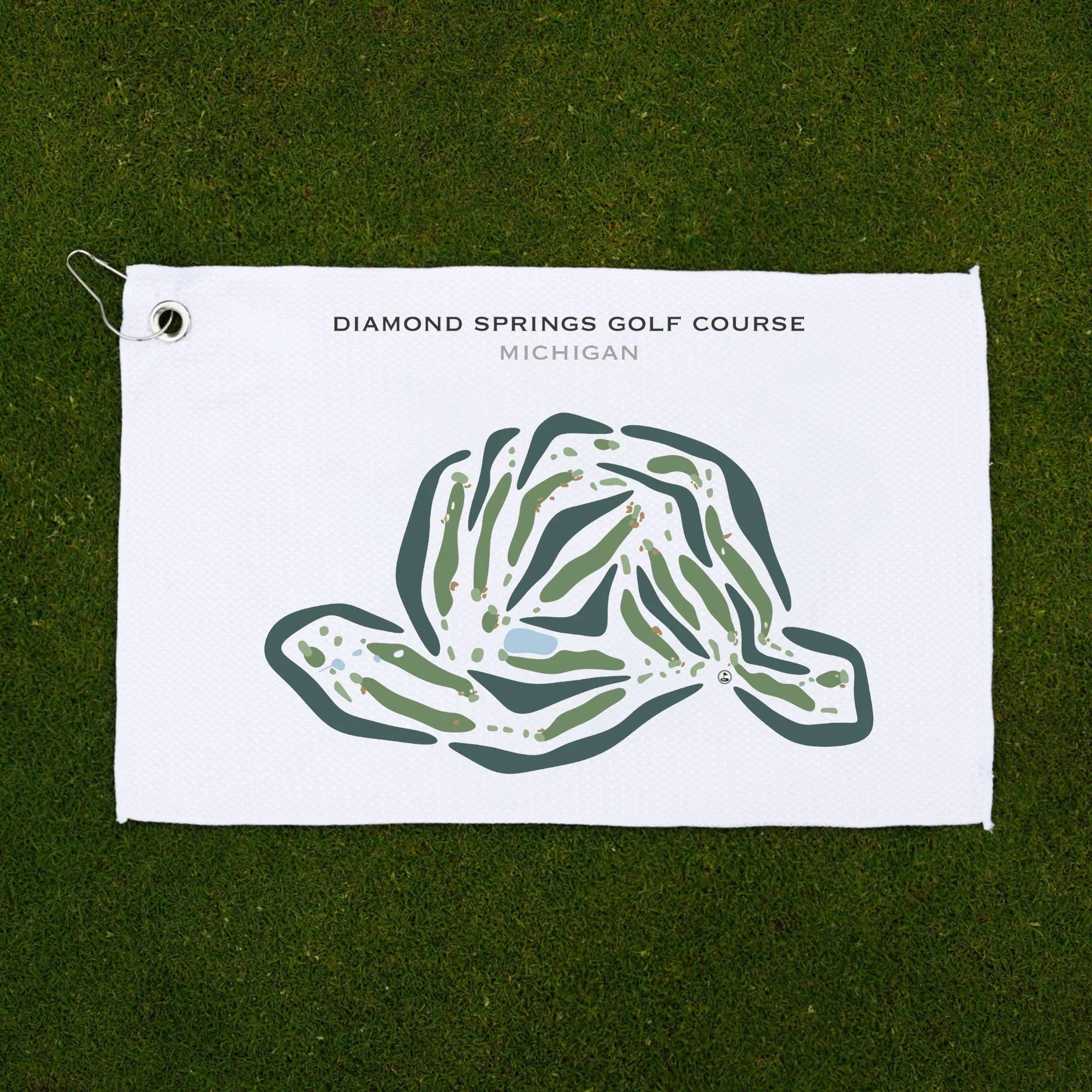 Diamond Springs Golf Course, Michigan - Printed Golf Courses