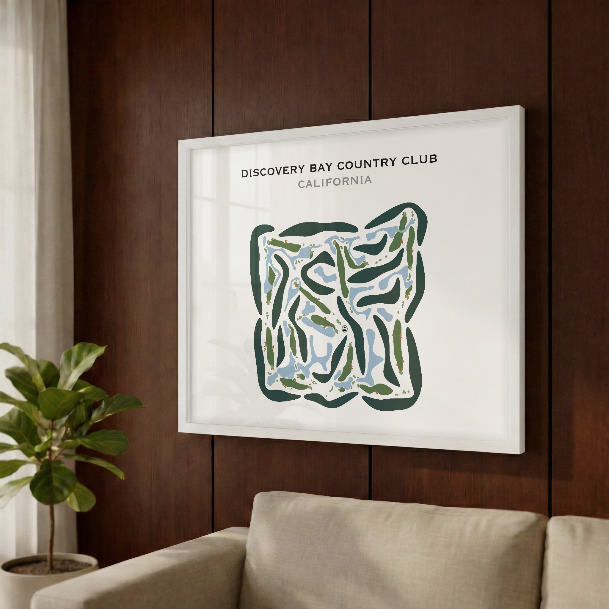 Discovery Bay Country Club, California - Printed Golf Courses