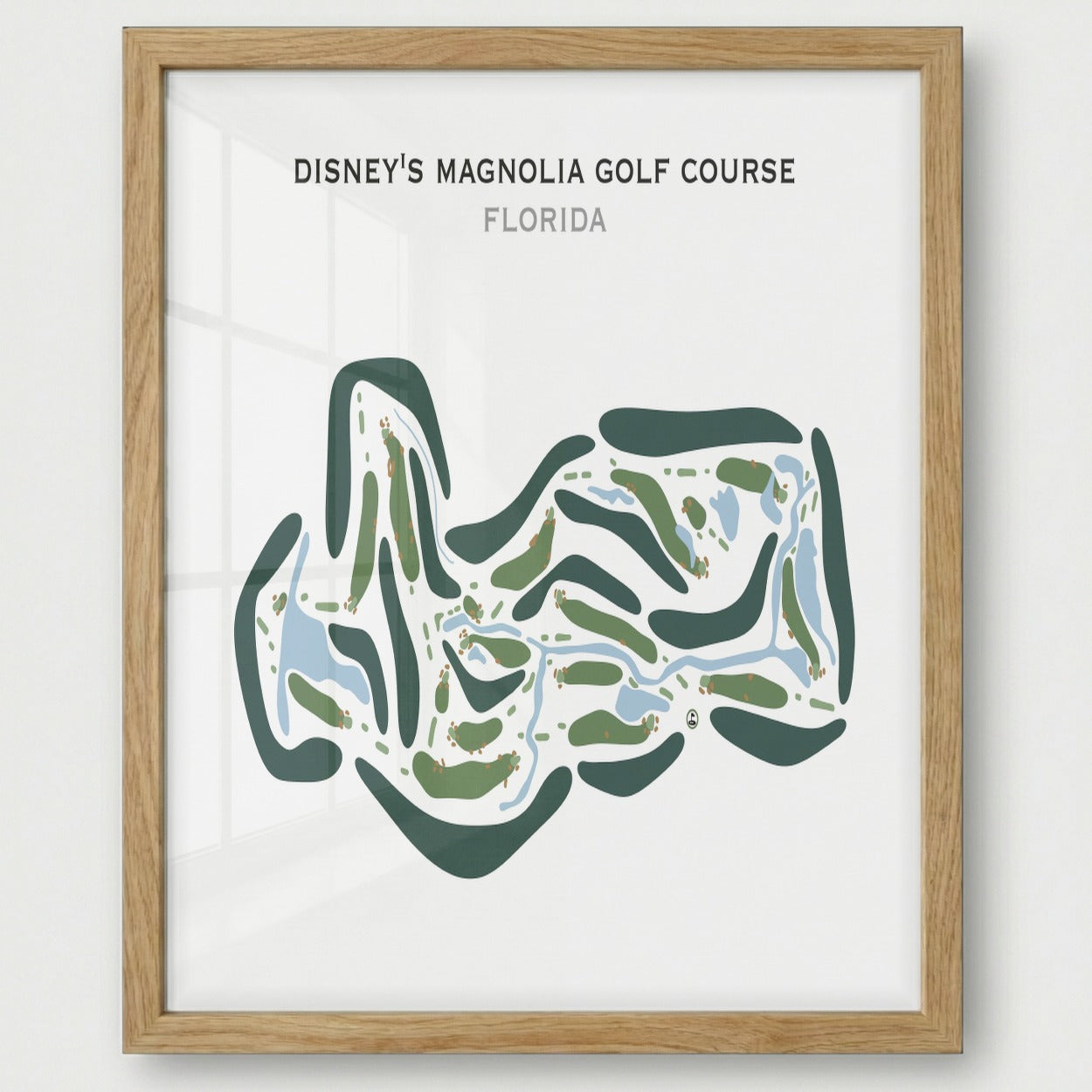 Disney's Magnolia Golf Course, Florida - Printed Golf Courses