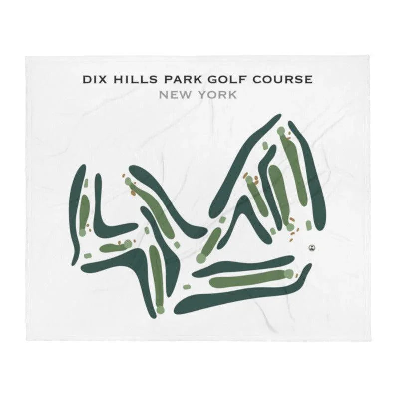 Dix Hills Park Golf Course, New York - Printed Golf Course