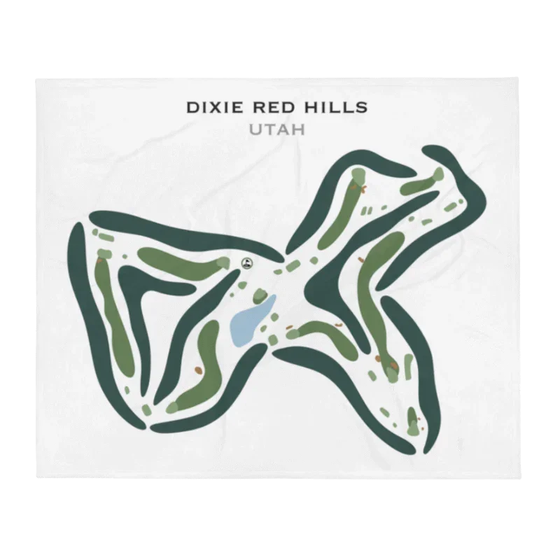 Dixie Red Hills, Saint George Utah - Printed Golf Courses