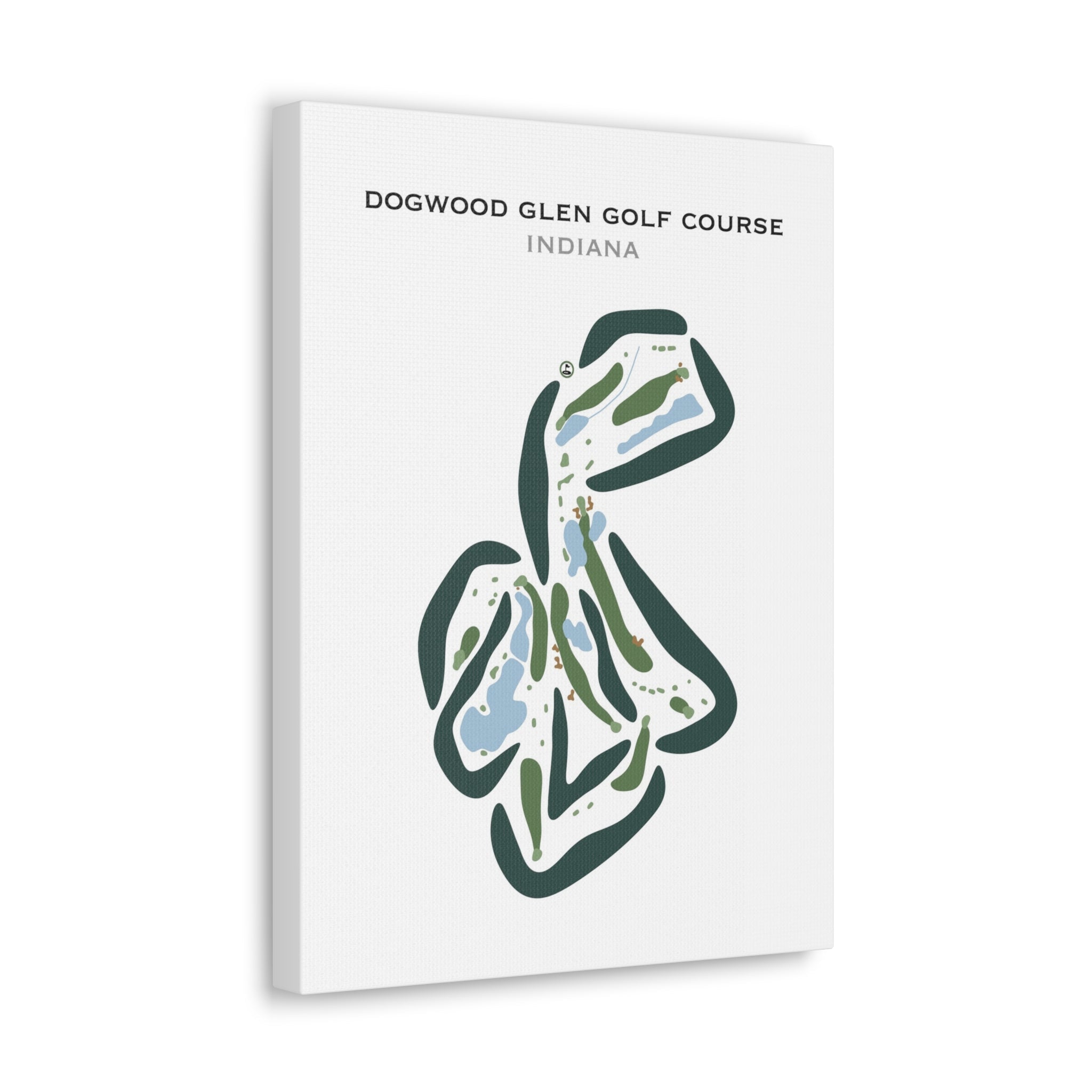 Dogwood Glen Golf Course, Indiana - Printed Golf Courses
