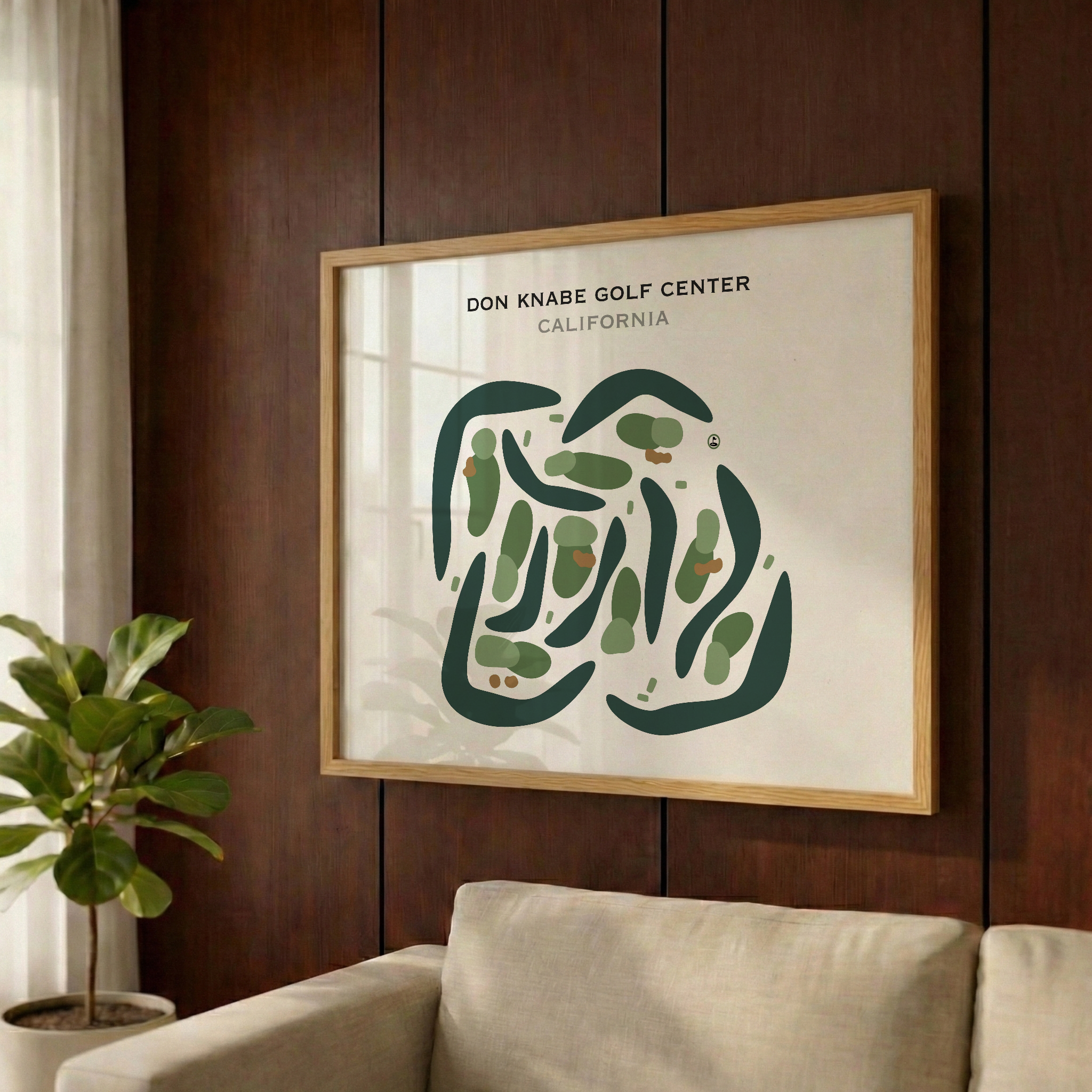 Don Knabe Golf Center, California - Printed Golf Courses