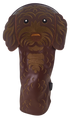 Doodle Embroidered Classic Driver Headcover by ReadyGOLF - Chocolate