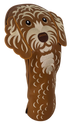 Doodle Embroidered Classic Driver Headcover by ReadyGOLF - Golden
