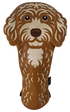 Doodle Embroidered Classic Driver Headcover by ReadyGOLF - Golden