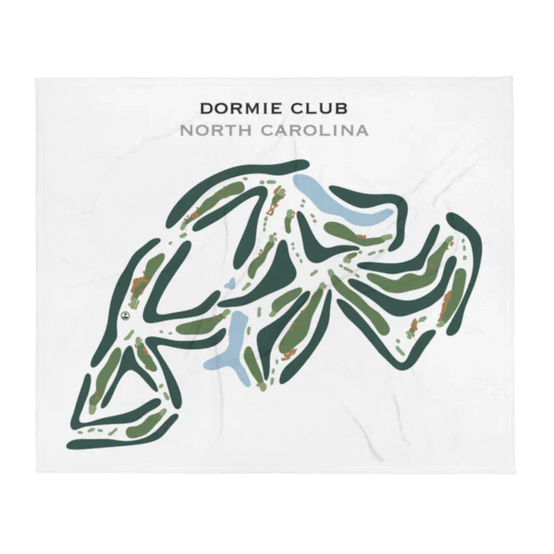 Dormie Club, North Carolina - Printed Golf Course
