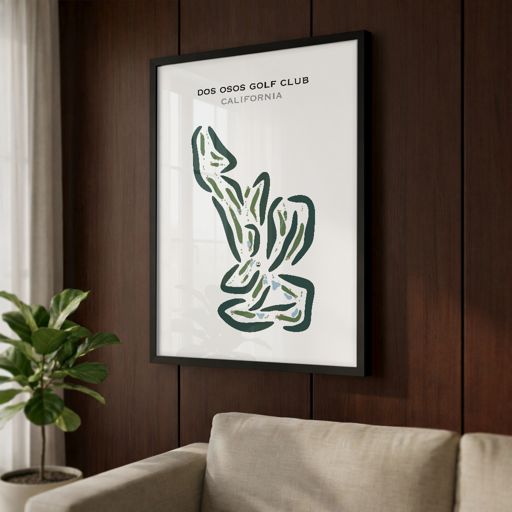 Dos Osos Golf Club, California - Printed Golf Courses