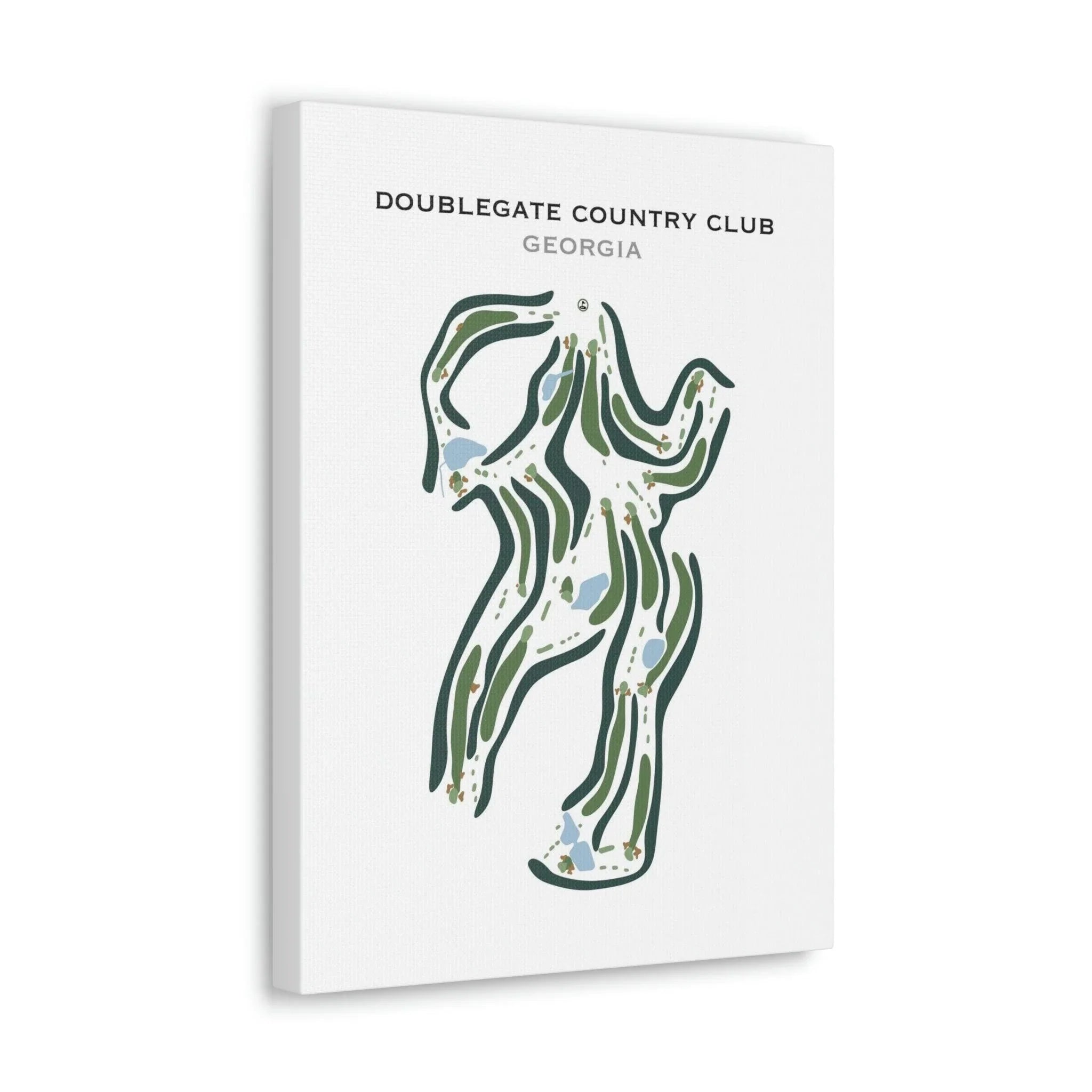 Doublegate Country Club, Georgia - Printed Golf Courses