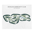 Douglas Community Club, Wyoming - Printed Golf Courses
